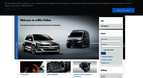 ewin login|erwin online vw.